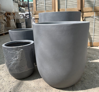 Fiber Pot Aura Grey Lifetime Warranty
