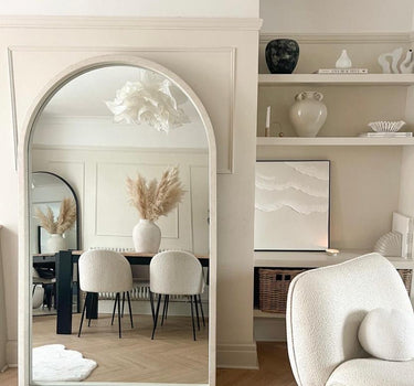 Alex Arch White Vintage (180cmx110cm) Mirror